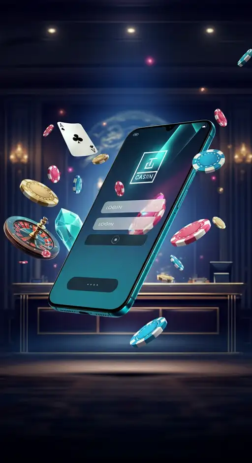 Gebruikersinterface van Crystal Roll Casino loginpagina met velden voor e-mail en wachtwoord voor veilige toegang tot het spelersaccount.